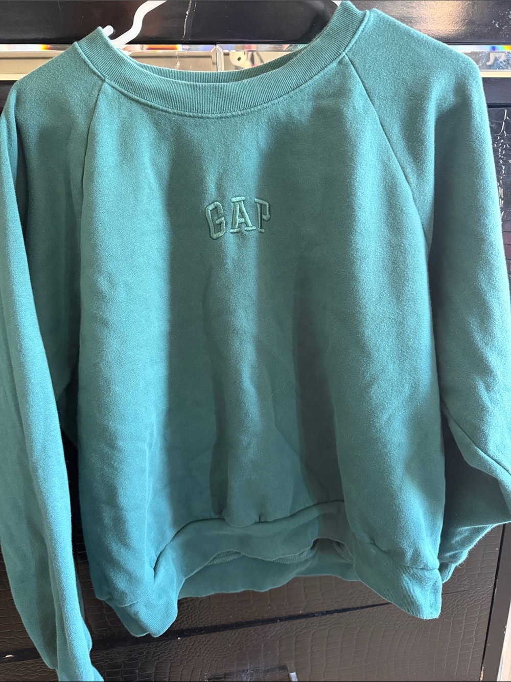 GAP Teal Green Crewneck Sweatshirt